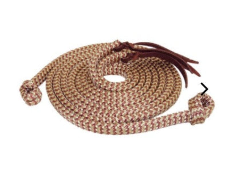 Toowoomba Saddlery Reins Beige/Brown Toowoomba Saddlery PRO Series Rope Reins w/ Loop Ends