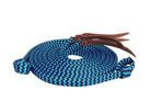Toowoomba Saddlery Reins Blue/ Black Toowoomba Saddlery PRO Series Rope Reins w/ Loop Ends