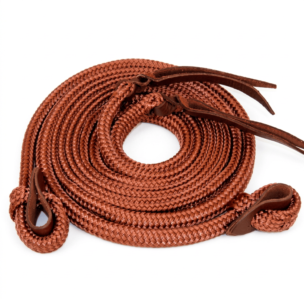 Toowoomba Saddlery Reins Brown Toowoomba Saddlery Pro Series Campdraft Reins