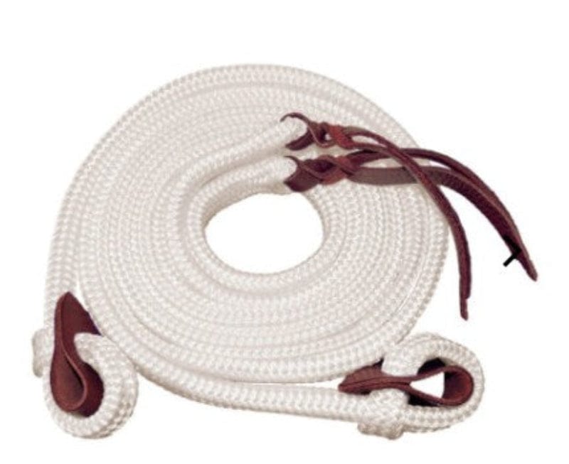 Toowoomba Saddlery Reins White Toowoomba Saddlery Pro Series Campdraft Reins