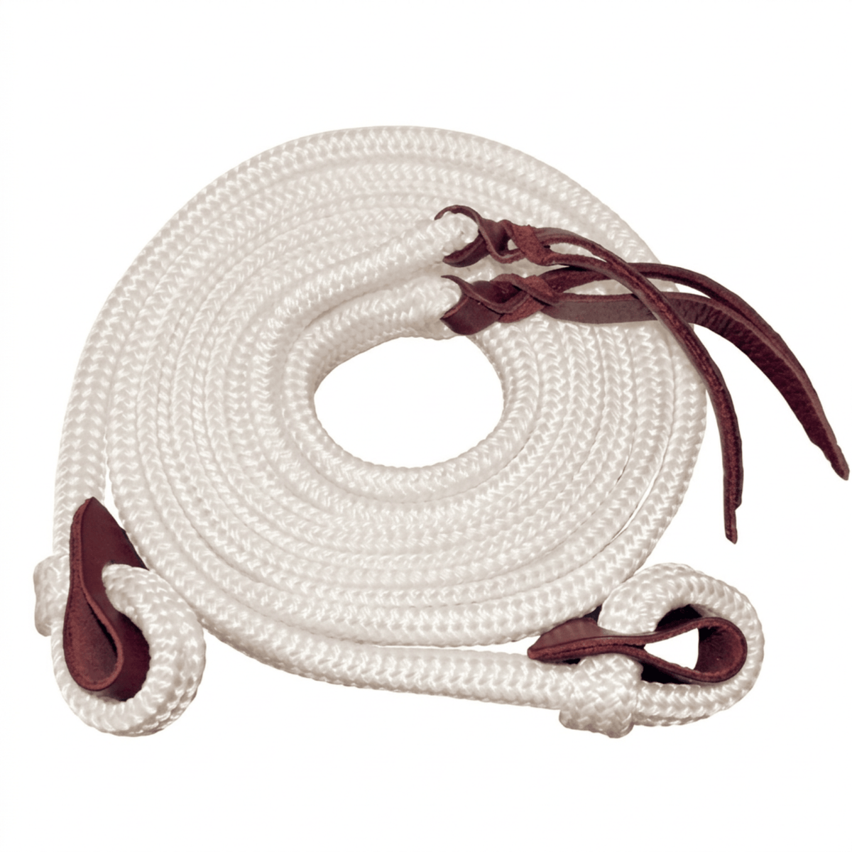 Toowoomba Saddlery Reins White Toowoomba Saddlery Pro Series Campdraft Reins