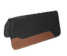 Toowoomba Saddlery Saddle Pads Western Stockmans Choice Premium Felt Saddlepad Black 19mm 30inx30in