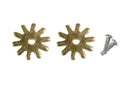 Toowoomba Saddlery Spurs Brass Toowoomba Saddlery Spur Rowels with Screws