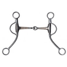 Top Hand Saddlery Bits Cob THS Black Training Snaffle Bit