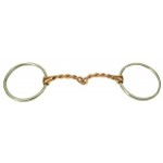 Top Hand Saddlery Bits Cob THS Ring Copper Mouth Snaffle