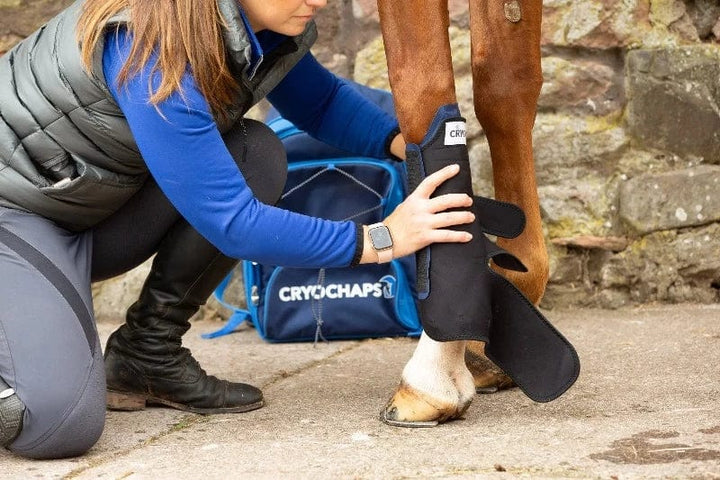 Top Tac Horse Boots & Bandages L Cryochaps K2F Ice Wraps (Hinds)