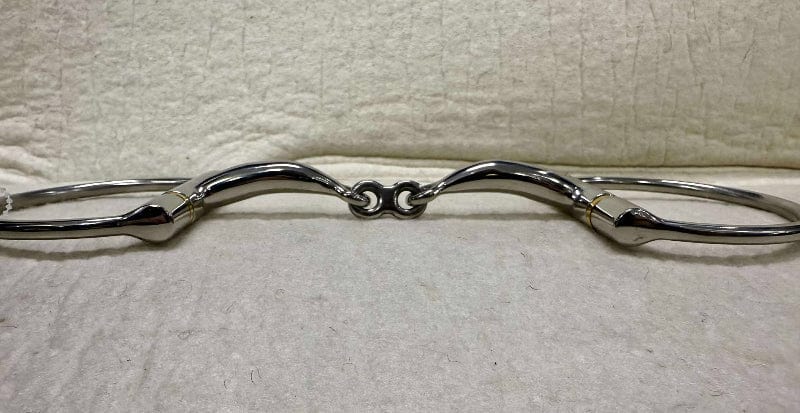 Toprail Equine Bits Full/13.5cm Toprail Equine Bit Campdraft Dee Elliptical