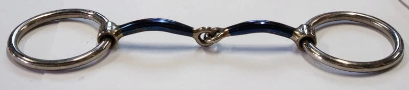 Toprail Equine Bits Full/13.5cm Toprail Equine Bit Weighted Loose Ring with Copper Inlay 14mm