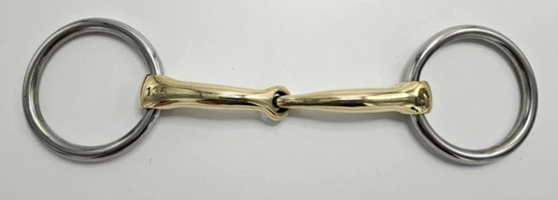 Toprail Equine Bits Full/13.5cm Toprail Equine Snaffle Loose Ring German Silver