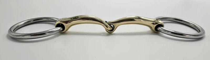 Toprail Equine Bits Full/13.5cm Toprail Equine Snaffle Loose Ring German Silver