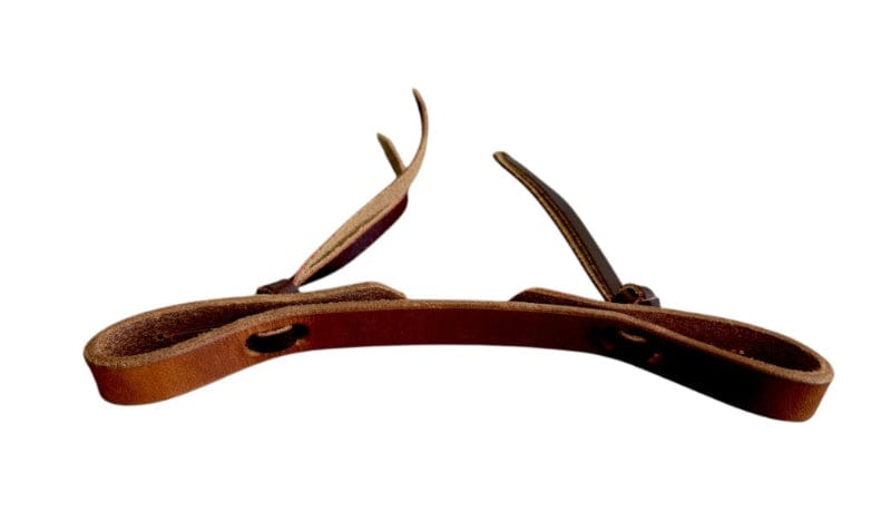 Toprail Equine Bits Toprail Equine Curb Strap Pineapple Knot Leather