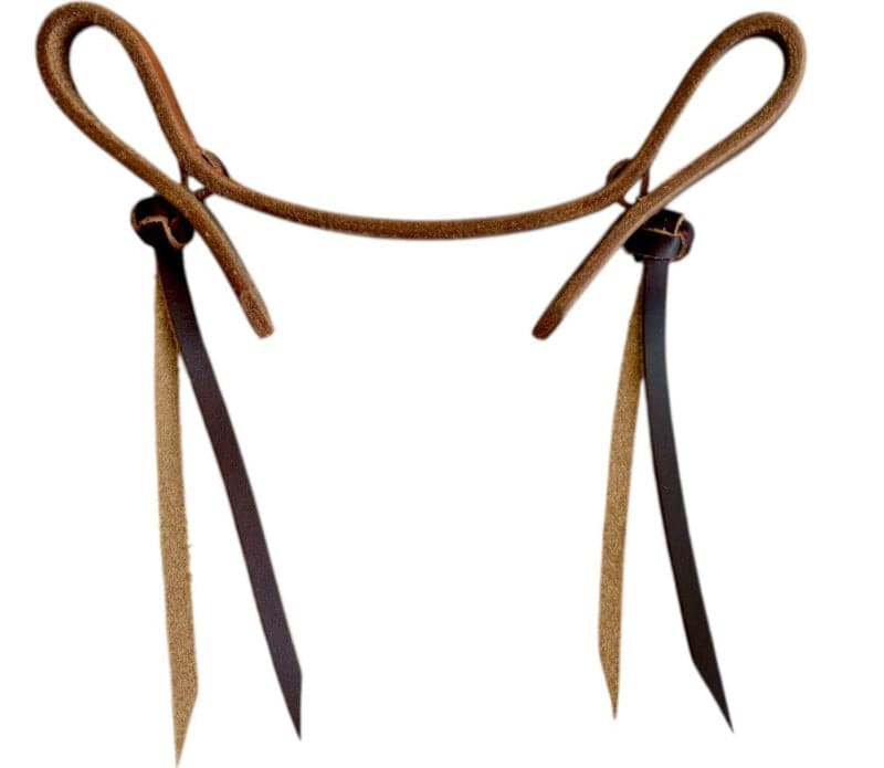 Toprail Equine Bits Toprail Equine Curb Strap Pineapple Knot Leather