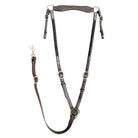 Toprail Equine Breastplates - Martingales Cob/Full Toprail Equine Breastplate Contrast Plait Deep V