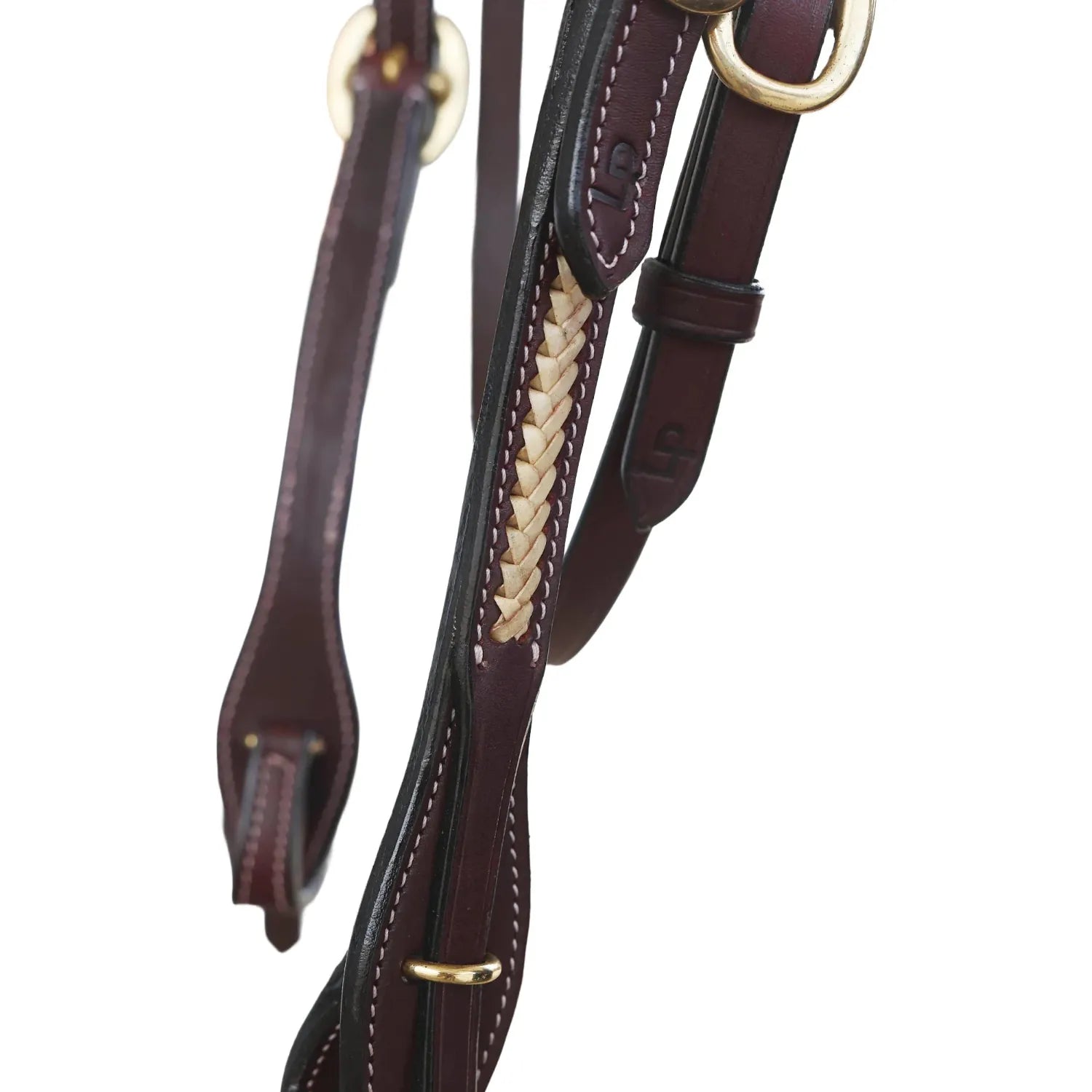 Toprail Equine Bridles Cob/Full / Golden Tan Toprail Equine Bridle Rawhide Plait with Quick Release
