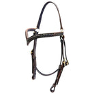 Toprail Equine Bridles Cob/Full Toprail Equine Bridle Barcoo with Deep Browband