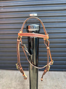 Toprail Equine Bridles Cob/Full Toprail Equine Bridle Barcoo with Tooled Browband