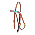 Toprail Equine Bridles Cob-Full Toprail Equine Bridle Cassidy Blue Stitch