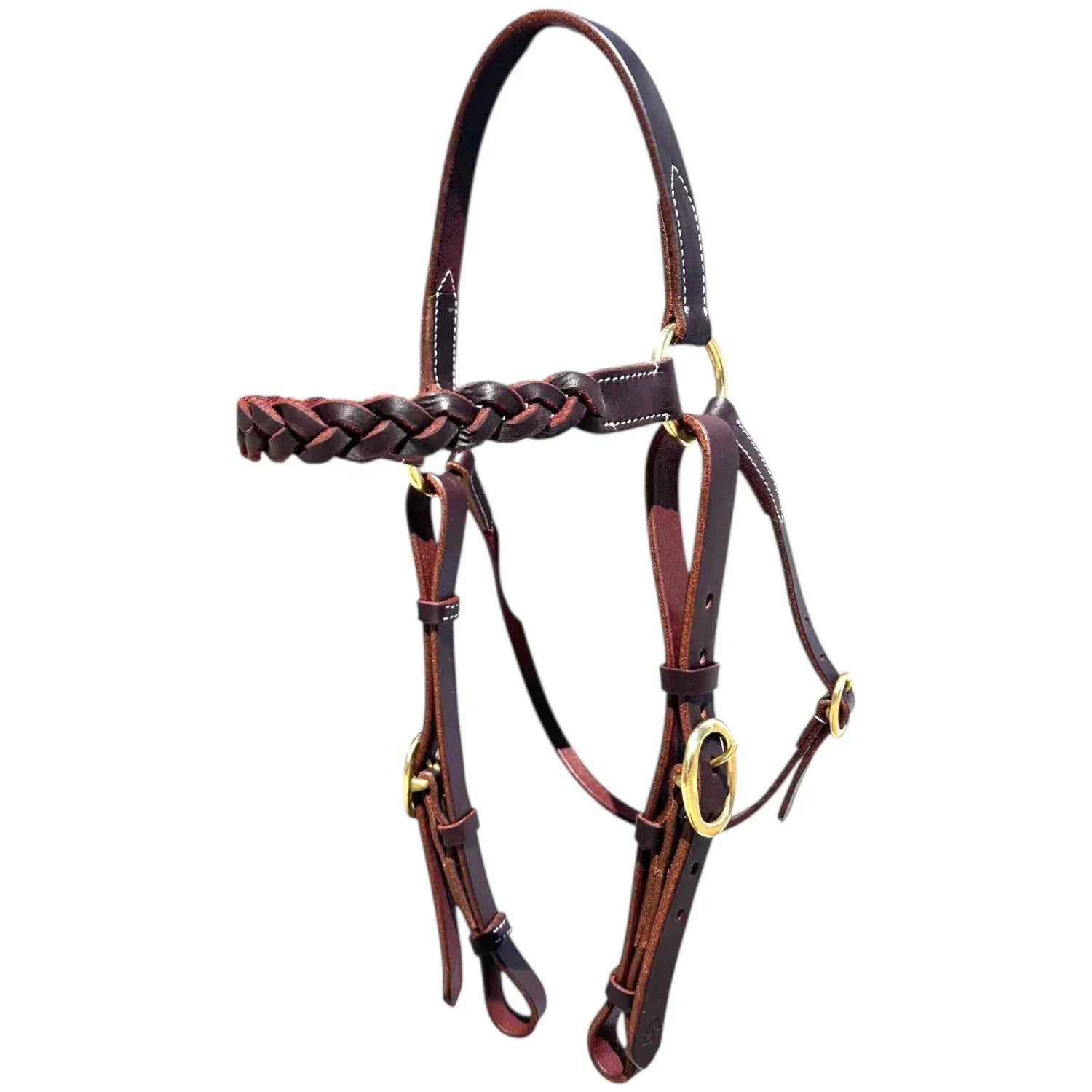 Toprail Equine Bridles Cob/Full Toprail Equine Bridle Kidman Secret Plait