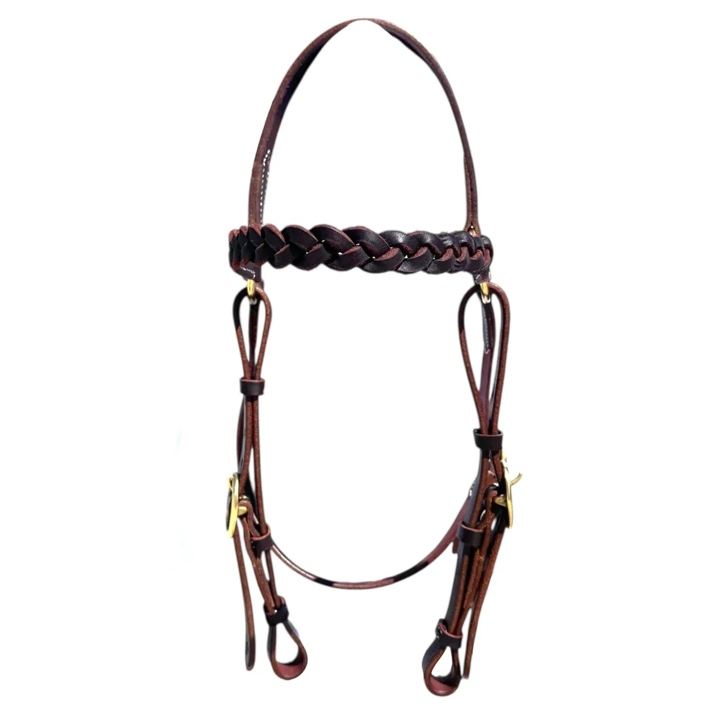 Toprail Equine Bridles Cob/Full Toprail Equine Bridle Kidman Secret Plait