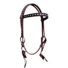 Toprail Equine Bridles Cob/Full Toprail Equine Headstall Antique Ring