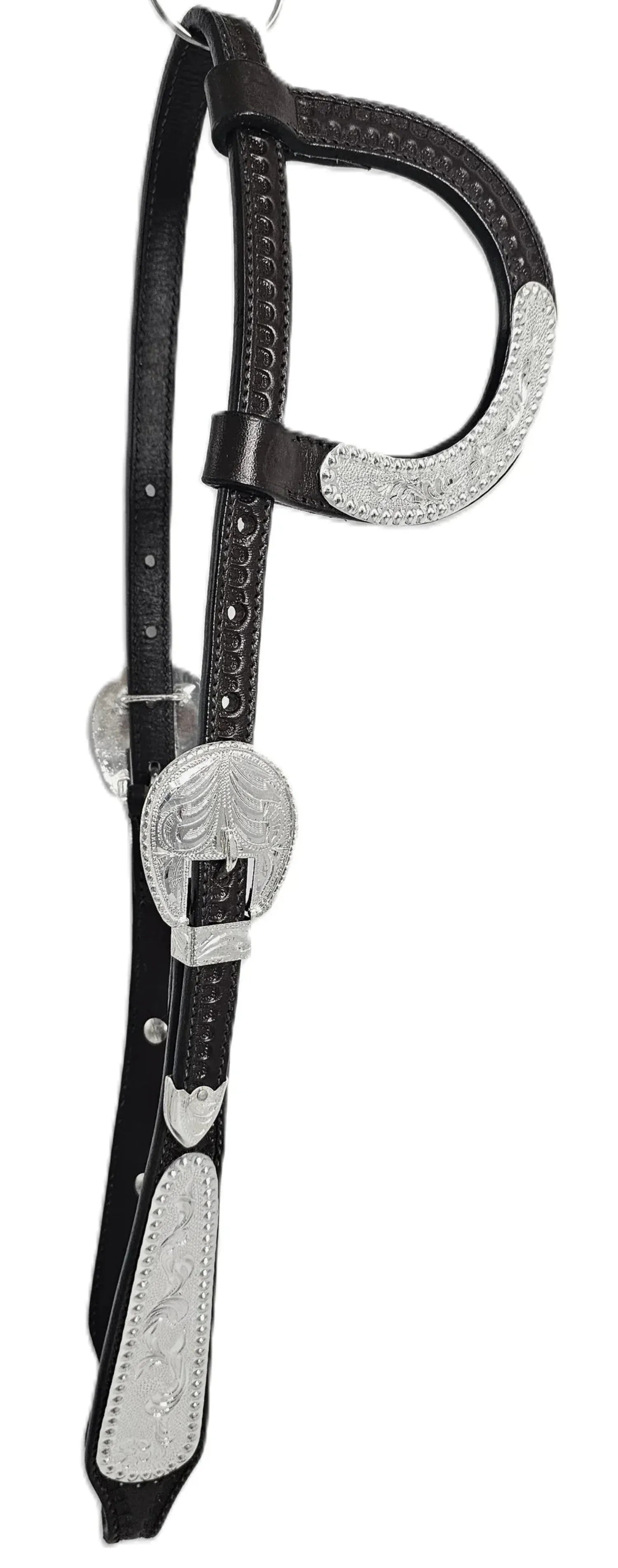 Toprail Equine Bridles Cob/Full Toprail Equine Headstall Rumba One Ear