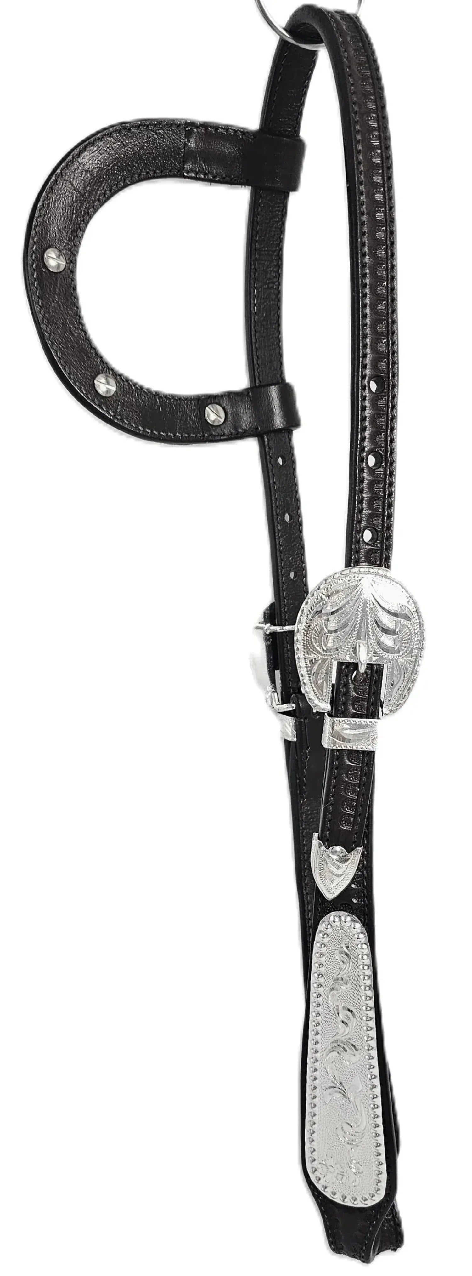Toprail Equine Bridles Cob/Full Toprail Equine Headstall Rumba One Ear