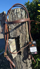 Toprail Equine Bridles Latigo Toprail Equine Bridle Fully Stitched