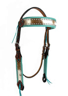 Toprail Equine Bridles Toprail Equine Bridle Austin Hair on Hide