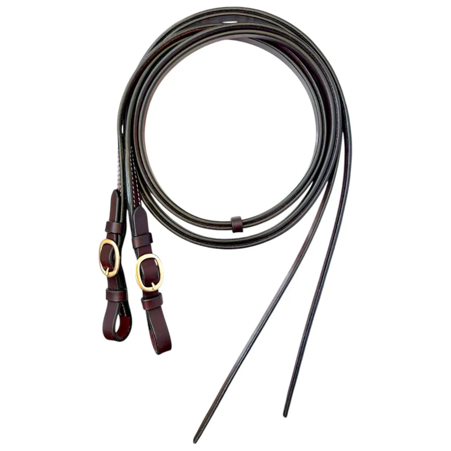 Toprail Equine Reins 6ft6 Toprail Equine Reins Leather Show Split