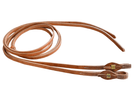 Toprail Equine Reins 8ft Toprail Equine Split Reins Hermann Oak Leather with Quick Change