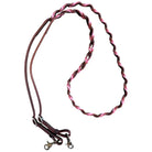 Toprail Equine Reins Pink Toprail Equine Reins Barrel/Roper Blood Knot