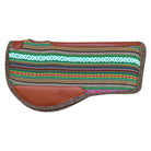 Toprail Equine Saddle Pads Western 30x28in / Green Toprail Equine Saddle Pad Happy Trails