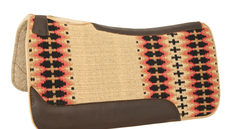 Toprail Equine Saddle Pads Western 31x32in / Beige Toprail Equine Saddle Pad Jackson