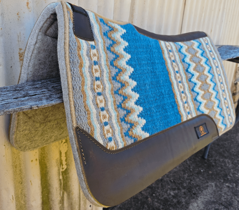 Toprail Equine Saddle Pads Western 31x32in / Blue Toprail Equine Saddle Pad Jackson