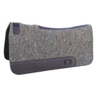 Toprail Equine Saddle Pads Western 32x32 / Grey Toprail Equine Saddle Pad Santigo Cowhorse/Cutter NZ Wool