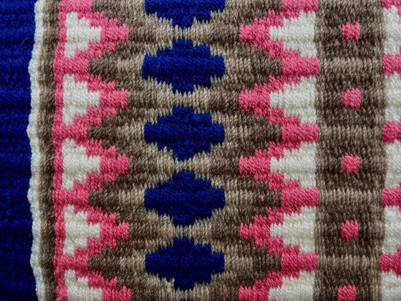 Toprail Equine Saddle Pads Western 34x32in / Blue Toprail Equine Saddle Pad Wool Show - Bella