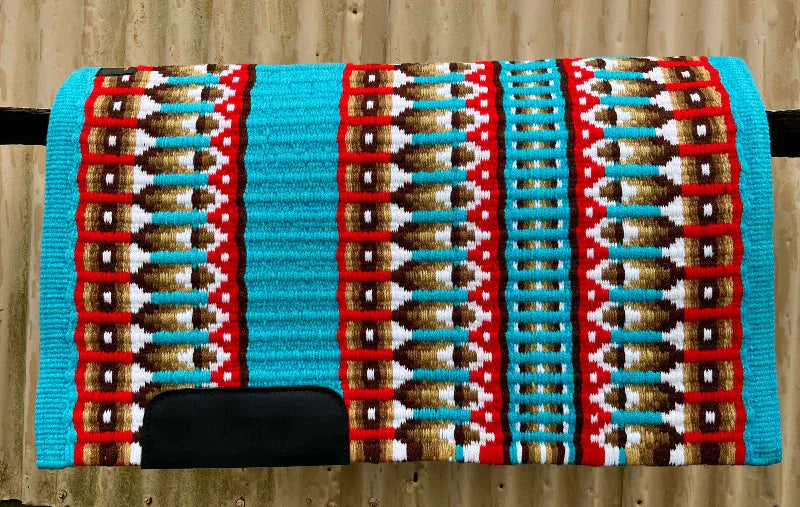 Toprail Equine Saddle Pads Western 34x32in / Charlie Toprail Equine Saddle Pad Wool Show