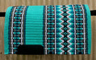 Toprail Equine Saddle Pads Western 34x32in / Minty Toprail Equine Saddle Pad Wool Show - Minty
