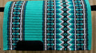 Toprail Equine Saddle Pads Western 34x32in / Turquoise Toprail Equine Saddle Pad Wool Show