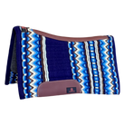 Toprail Equine Saddle Pads Western 42x36 / Blue Toprail Equine Saddle Pad Contoured Cutting/Ranch