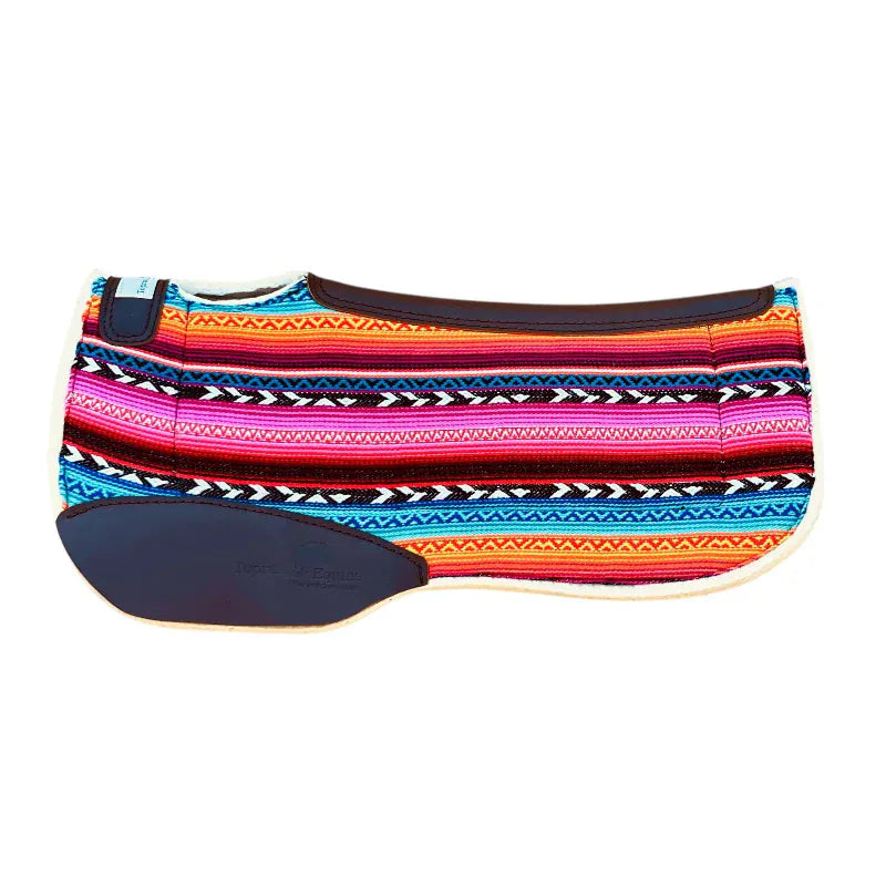 Toprail Equine Saddle Pads Western Toprail Equine Saddle Pad Happy Kid