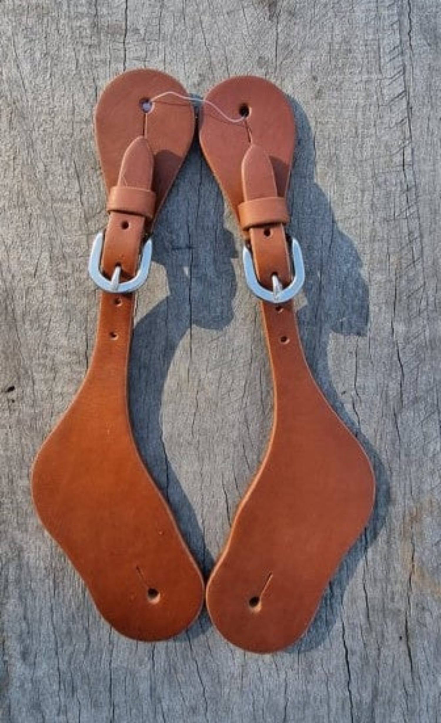 Toprail Equine Spur Straps Mens Toprail Spur Straps Mens Shaped Herman Oak