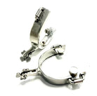 Toprail Equine Spurs Toprail Equine Spurs Ladies Short Shank with Heart Rowel