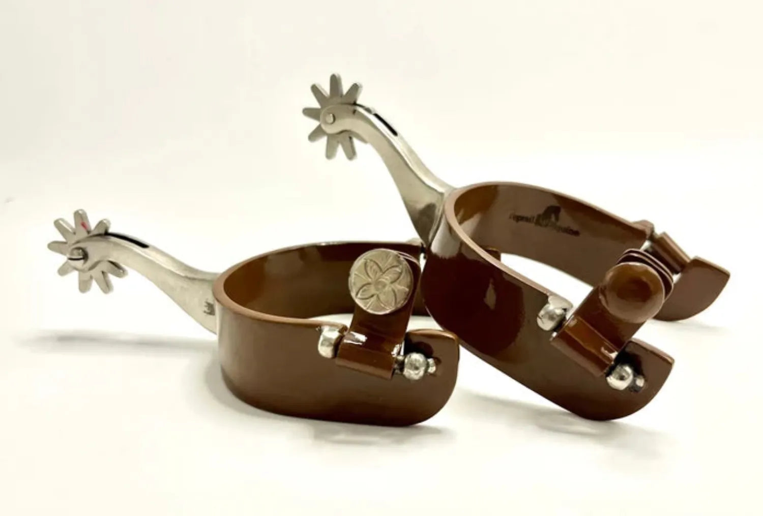 Toprail Equine Spurs Toprail Equine Spurs Two Tone Daisy