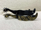 Toprail Equine Spurs Toprail Equine Spurs Vaquero Midnight Blue