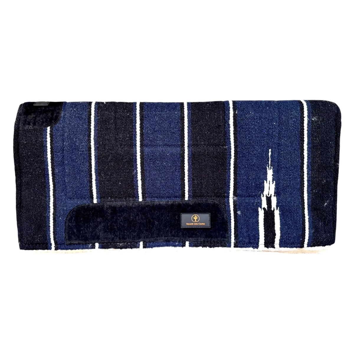 Toprail Saddle Pads Western 30x30in / Navy Toprail Saddle Pad Toprail All Rounder Navajo with Fleece (SLC-PAD-3778)