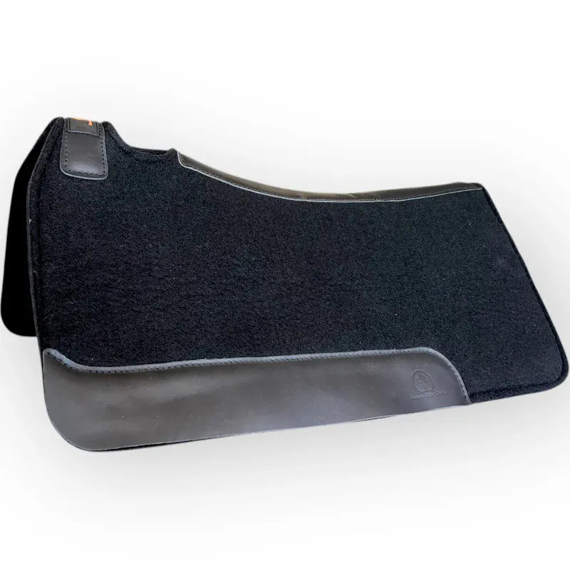 Toprail Saddle Pads Western Black Toprail Koda Felt Contoured Pad (SLC-PAD-321)