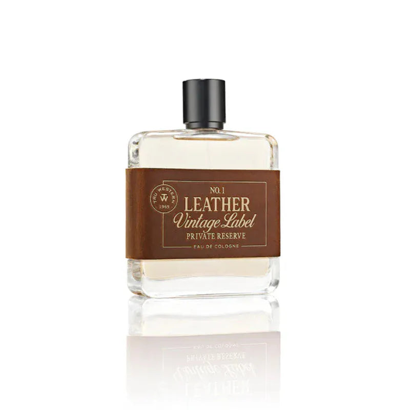 Tru Western Perfume - Cologne 100ml Tru Western Cologne Mens Leather Vintage Label No.1 Private Reserve