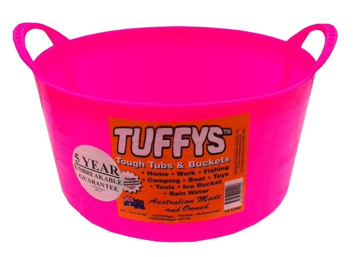 Tuffy Stable & Tack Room Accessories Tuffys Unbreakable Tubs 14L (LOCAL PICKUP ONLY)