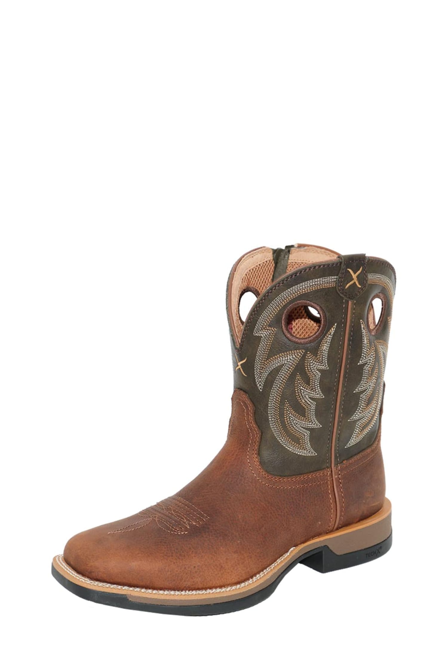 Twisted X Mens Boots - Shoes MEN 8 / Antique Brown Twisted X Boots Mens 9 Tech X1 Zip
